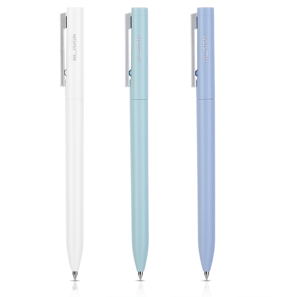 Nusign by Deli Ballpen 0.5mm Black Ink Writing Gel Pen Stationery ...
