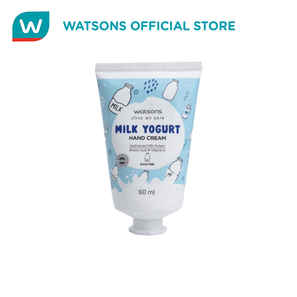 WATSONS Love My Skin Milk Yoghurt Hand Cream Extra Milk 60ml Shopee
