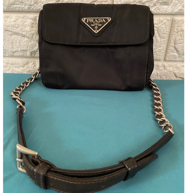 Vintage prada waist on sale bag