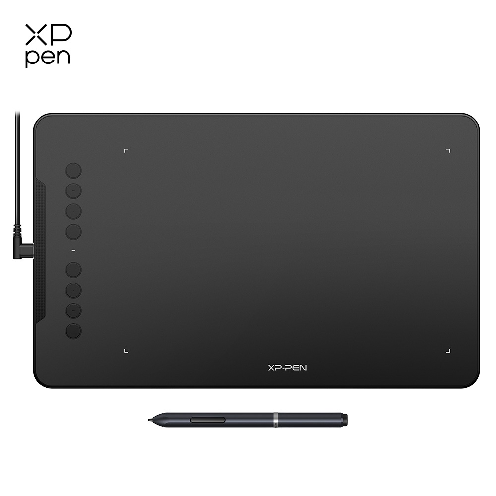 ♥XPPen Deco01 V1 Graphic Tablet Drawing Digital Tablets 8192 Level Art ...