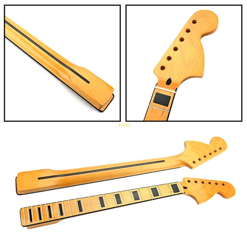 youn Yellow Painting Electric Guitar Neck Maples Body 22 Fret Guitar