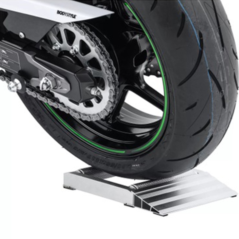 Motorcycle Tire Cleaning Stand Portable Motorbike Tyre Wheel Chain