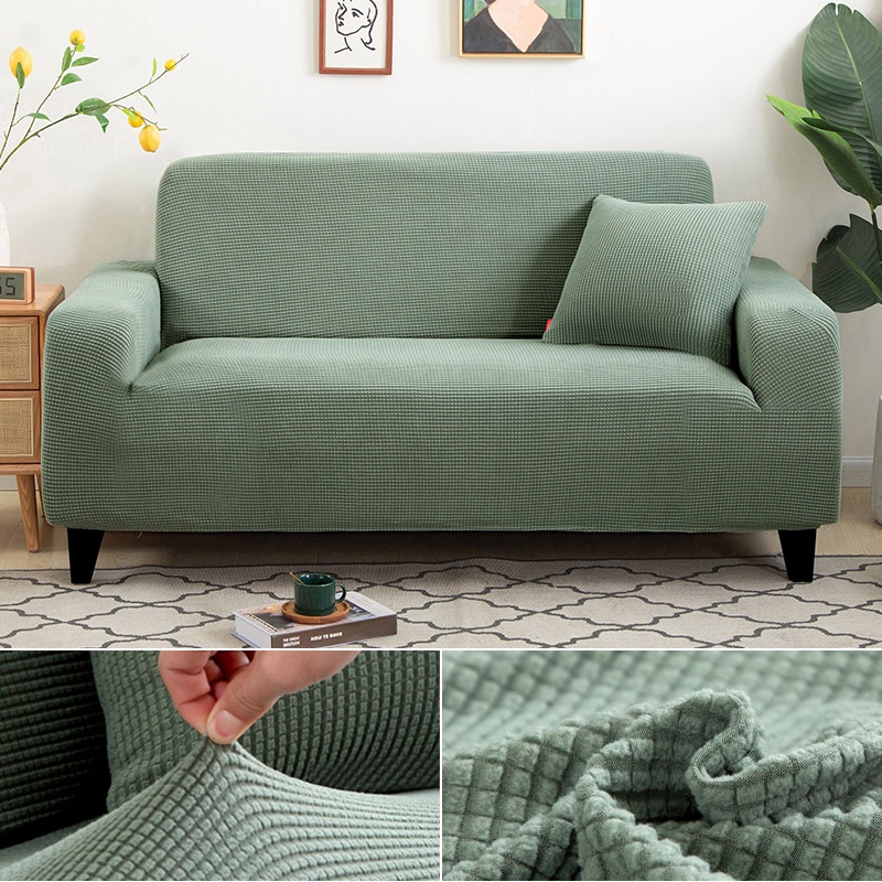 Thick Fabric Velvet Sofa Covers for Living Room Sofa Protector Jacquard Couch Cover Corner Sofa