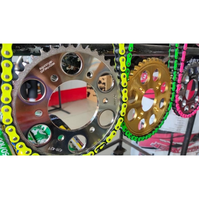motorcycle Color Chain 428H-130L/415H-130L（chain only） | Shopee Philippines