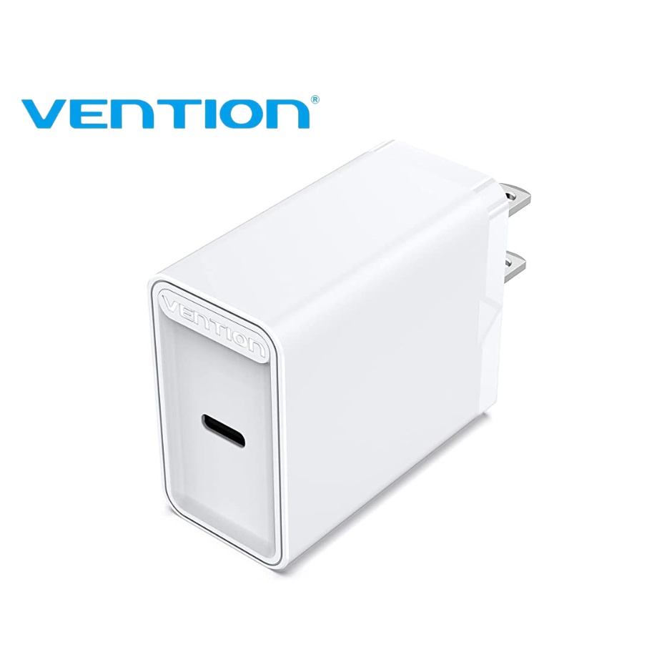 Vention 1 Port Usb C Wall Charger30w Us Plug Fai Shopee Philippines 6533