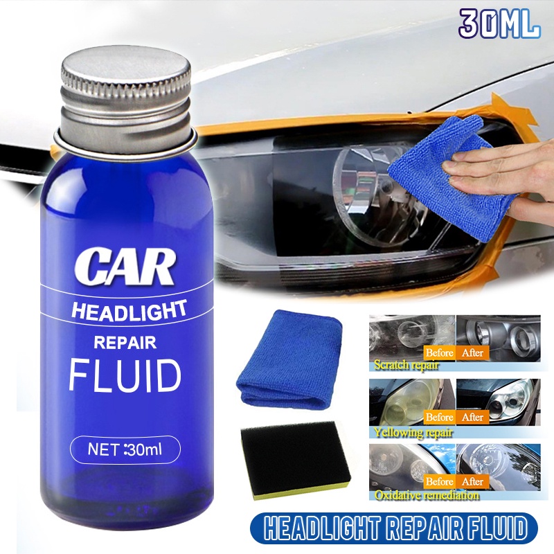 New 30ml Car Headlight Repair Fluid Maintenance Clean Retreading Agent ...