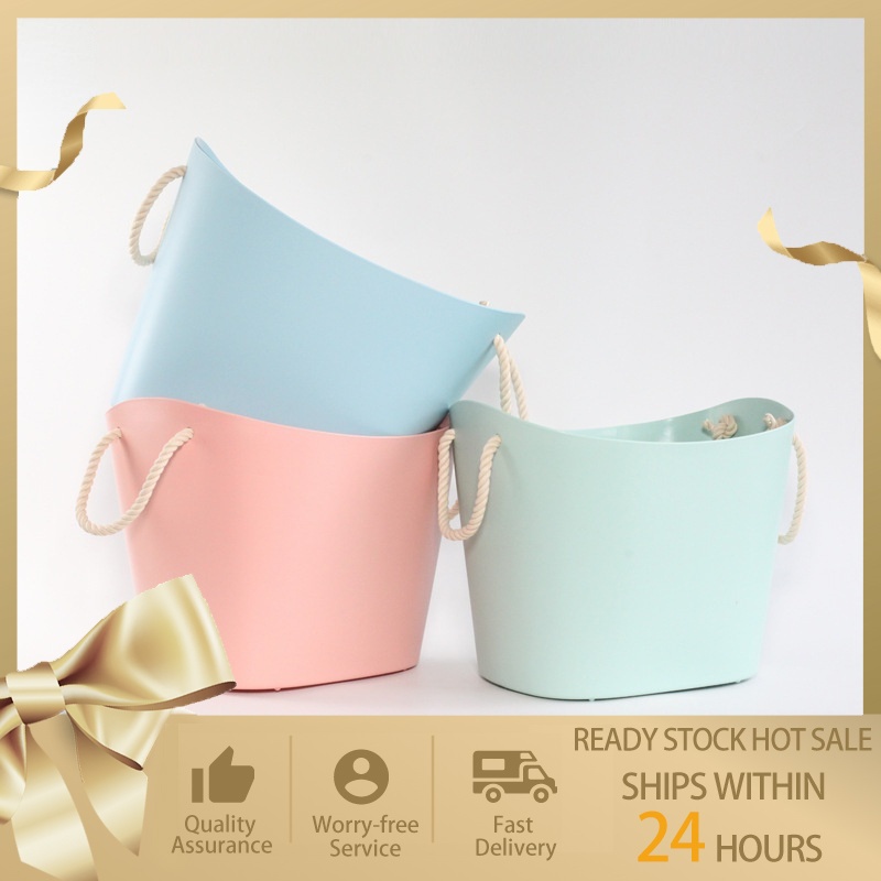 Home Buddies Balde Multipurpose Flexible Laundry Bucket Basket with ...