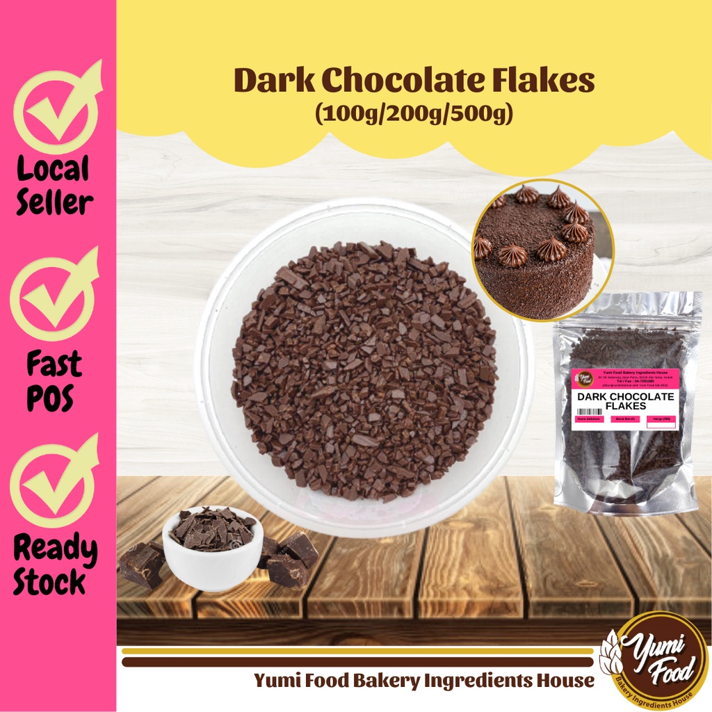 Halal Dark Chocolate Flakes/ Chocolate Chips | Shopee Philippines