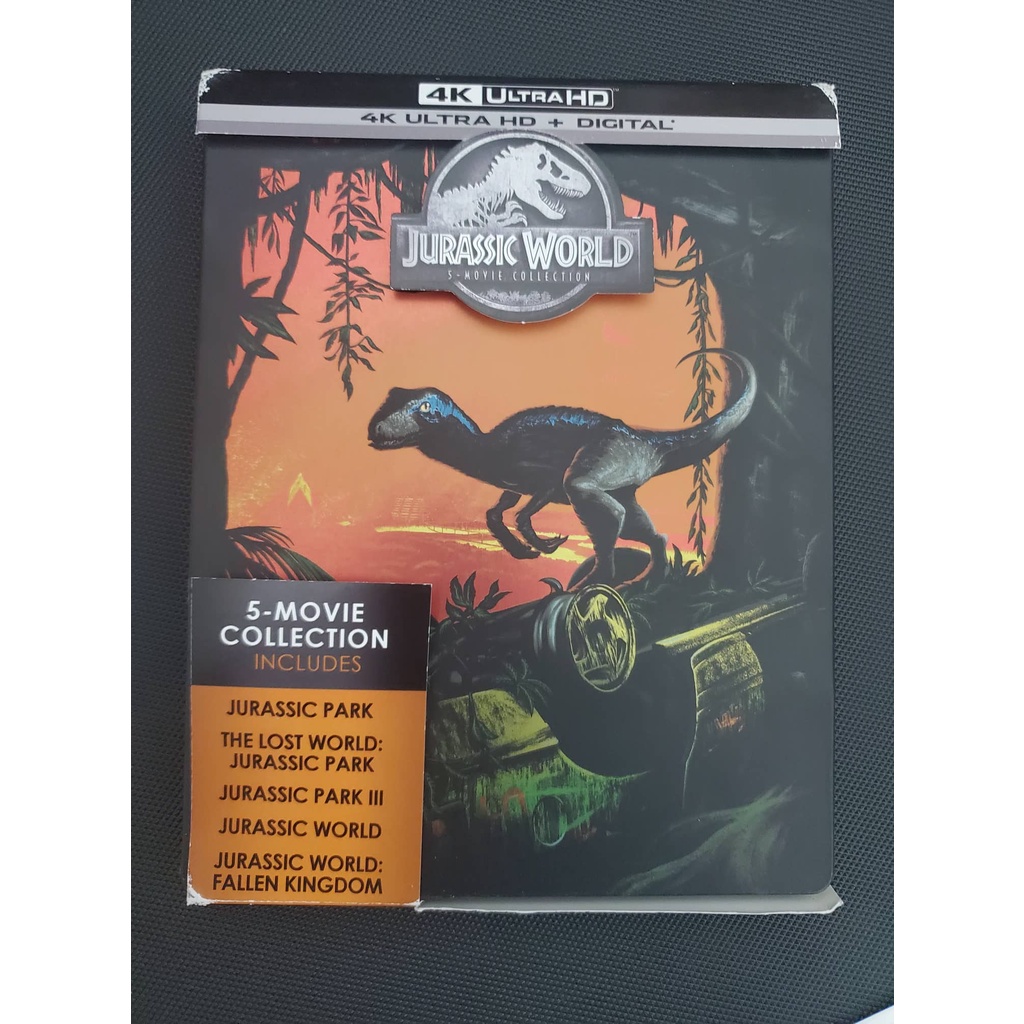 Jurassic World 5 Movie Collection 4K Blu-ray ORIGINAL | Shopee Philippines