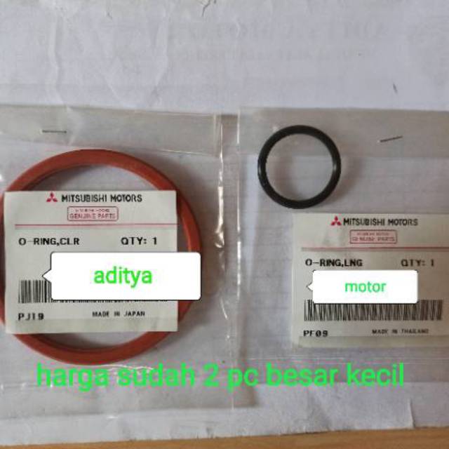 Oring Oil cooler pajero sport triton 2500cc all new original Official