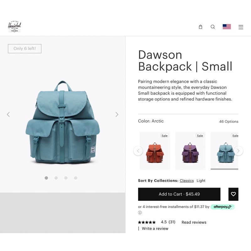 Herschel discount dawson mini