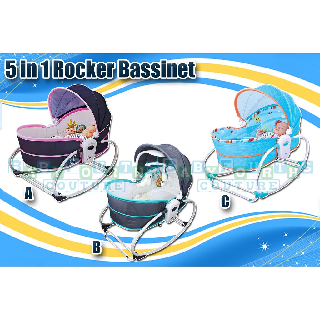 COD Mastela 5in1 Rocker Bassinet | Shopee Philippines