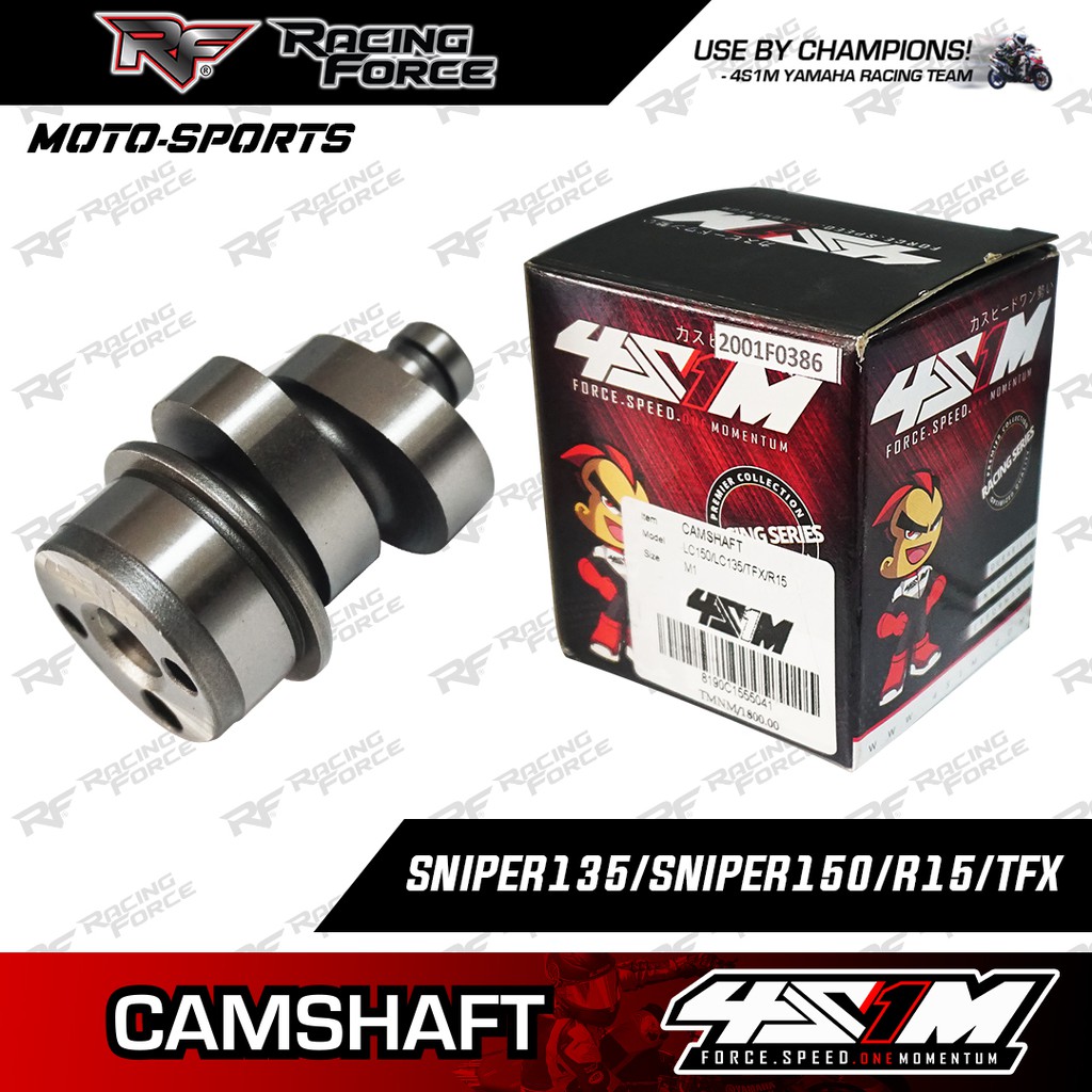 4S1M RACING CAMSHAFT SNIPER MX 150/MX 135/SNIPER 150/SNIPER MX/R15 V1/TFX (M1) Shopee Philippines