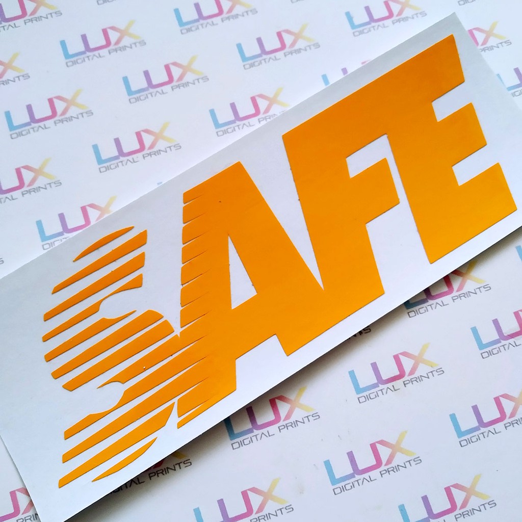 SAFE holographic spectrum Die-Cut Vinyl Sticker/Decal/car/motor/laptop ...