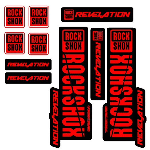 Rockshox revelation deals fork decals