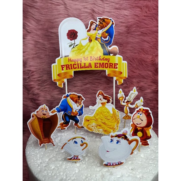 Princess Belle / Beauty and the Beast cake topper | Shopee Philippines