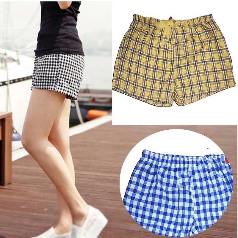 ASSORTED ‼️ /Checkerd shorts pambahay/panlakad (Freesize) | Shopee ...