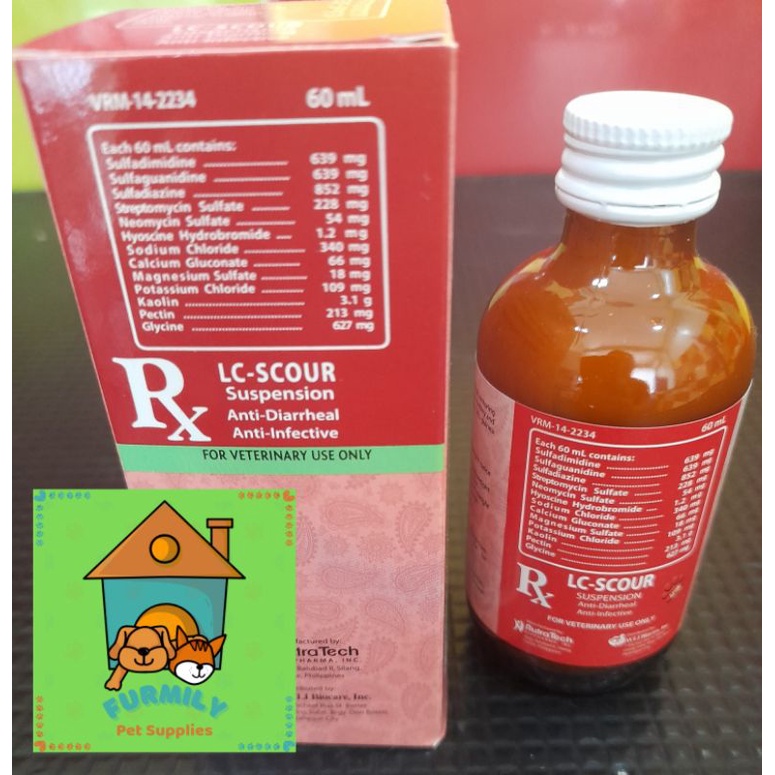 LCSCOUR Suspension with FREE Syringe (AntiDiarrheal, AntiInfective