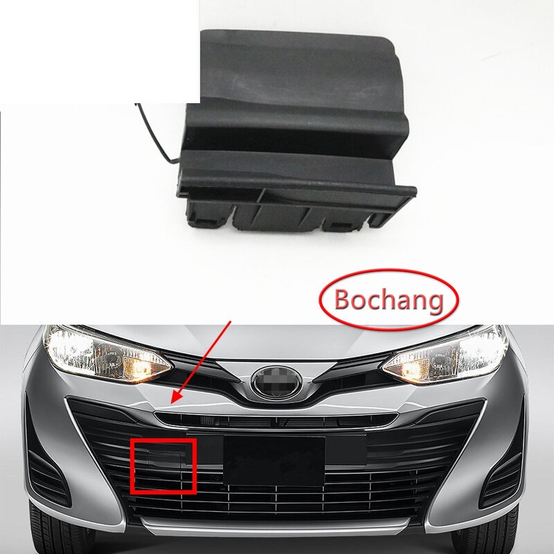Front Bumper Tow Hook Cover Trailer Cap Cover For Toyota Vios Yaris