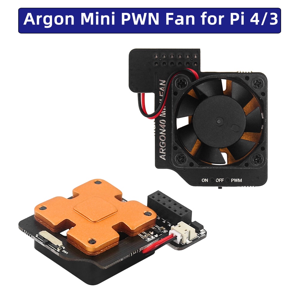 Argon Mini Fan Module ON OFF PWN Switch Controller Raspberry Pi 4