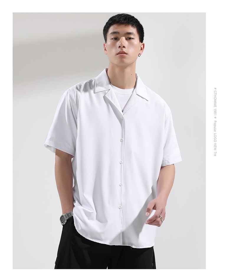 Polo Shirt with Turn-down Collar