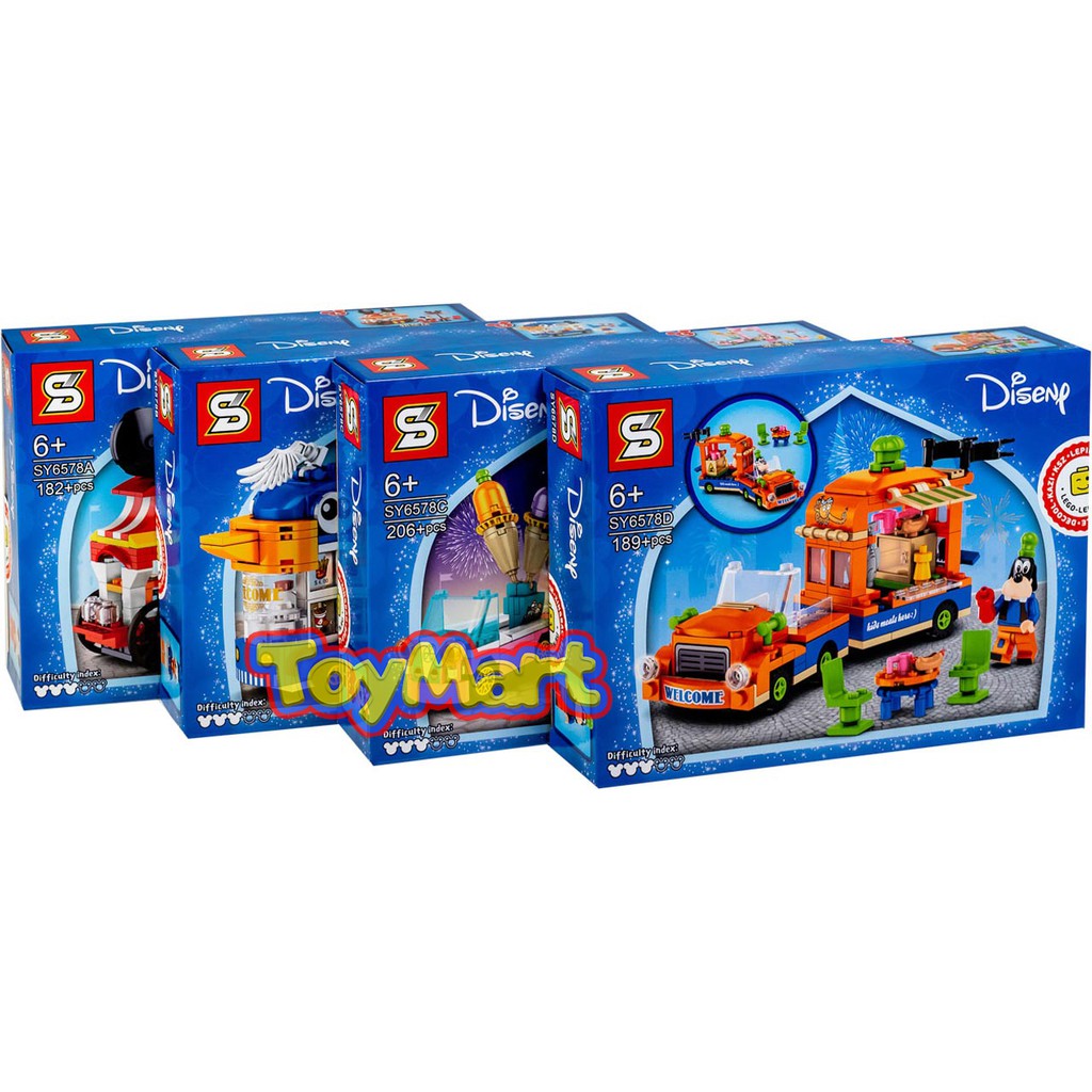 1 Box Disney Mickey Mouse Minifigures w Racing Car Collection Play Set Minnie Donald Duck Shopee Philippines