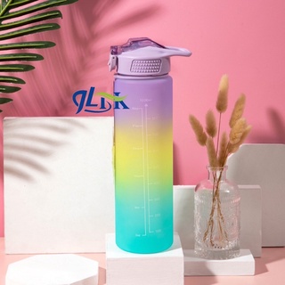 Pastel Ombre Sticker Water Bottle