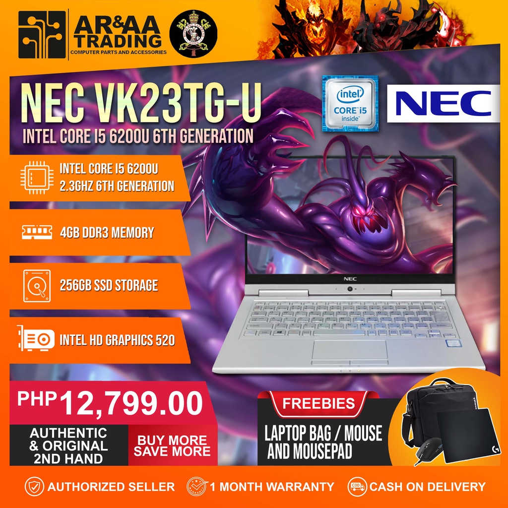 Laptop NEC Versapro VG-U Intel Core i5 6200U 6th Gen 4GB DDR3