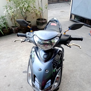 Yamaha Mio Aerox 155 2TONE SIDEMIRROR FOR YAMAHA with free Adaptor ...