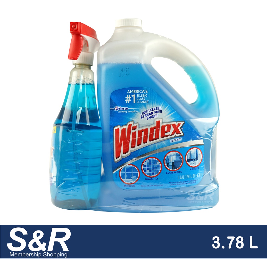 Windex Glass Cleaner 3.78L Shopee Philippines