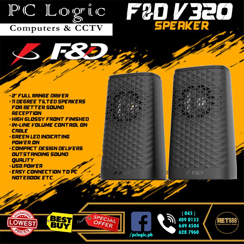 F&d v320 hot sale speaker