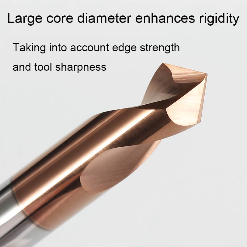 Spot Drill 90° Chamfer End Mill Stub Starting Location Center Bit CNC ...