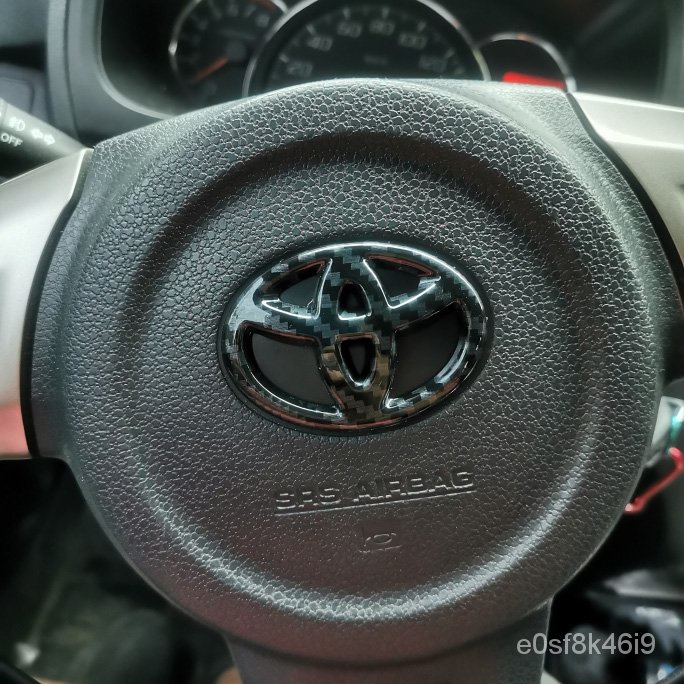Toyota Car Steering Wheel Emblem Cover Carbon Logo Badge Decals For Toyota Cars Shopee Philippines