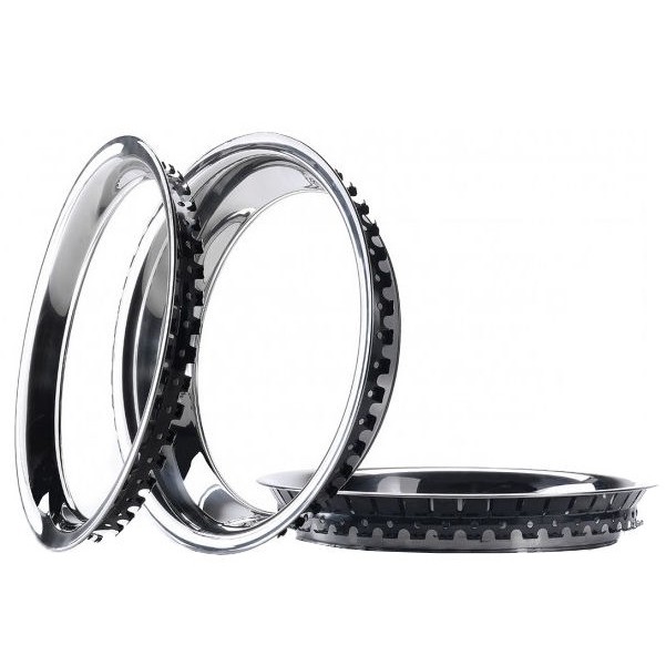 Wheel Trim Rings Stainless Steel Chrome 4 Pieces in 14" or 15" Beauty Ring Set Shopee Philippines