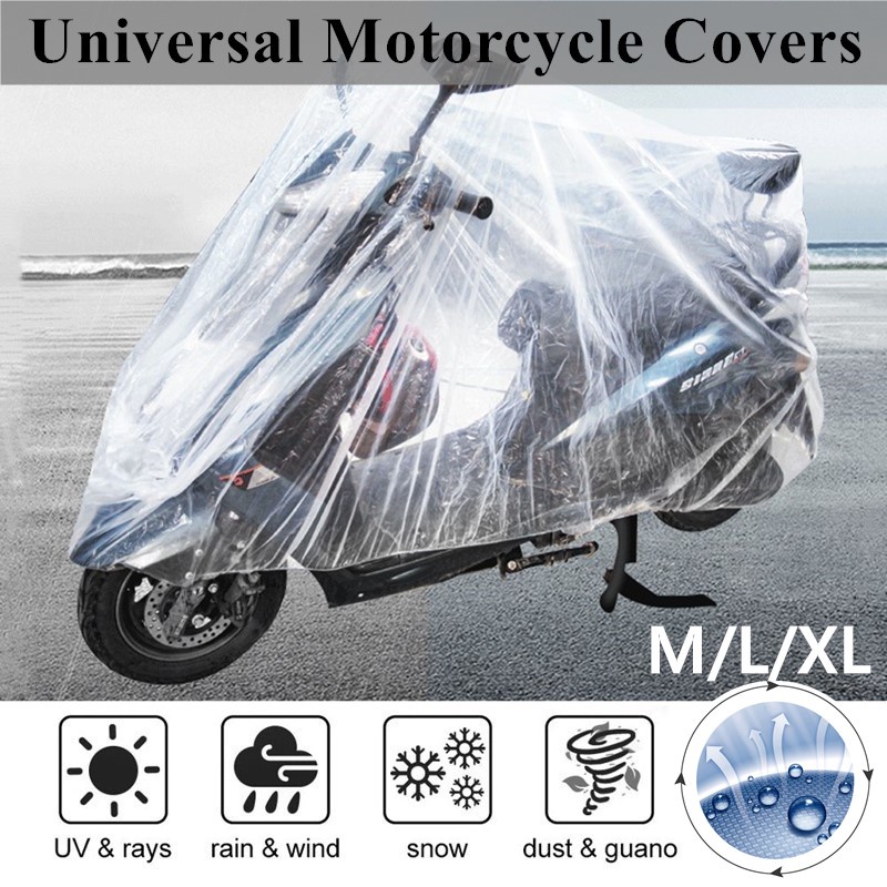 Universal Transparent Motorcycle Covers Waterproof Motor Cover Bike