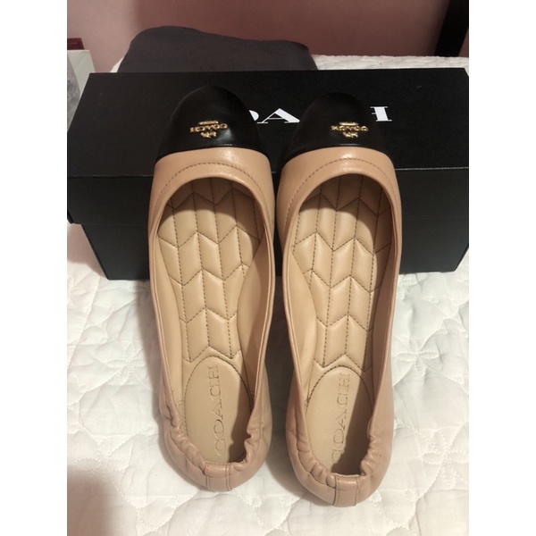 Original Coach Bonnie LTR Ballet Flats Size 6 Shopee Philippines