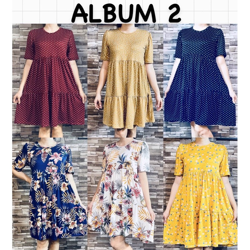SULIT Korean Big Size Dress Ruffles Plus Size Pambahay or Pangalis ...