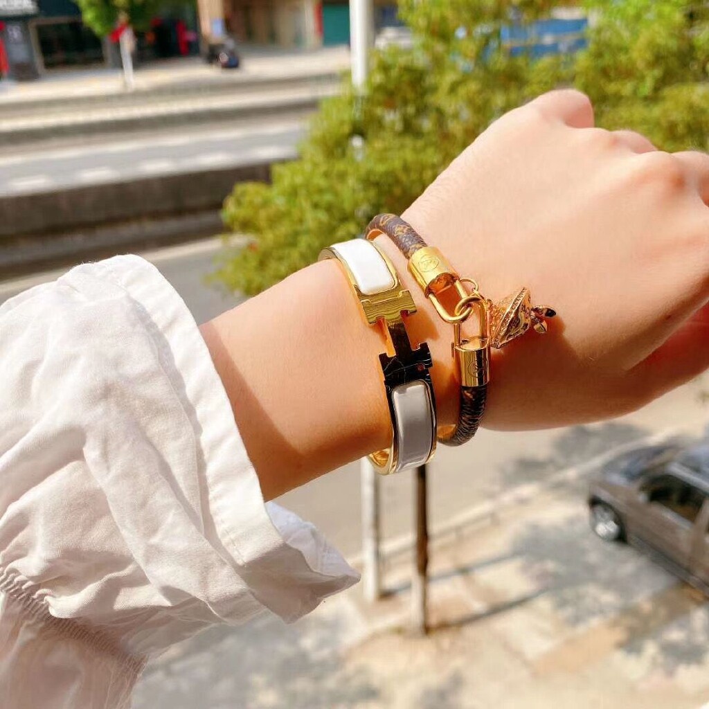 TRIBUTE BRACELET Casual Style Unisex Leather Party Style Office Style[  MONOGRAM ][ 2022 SS ]