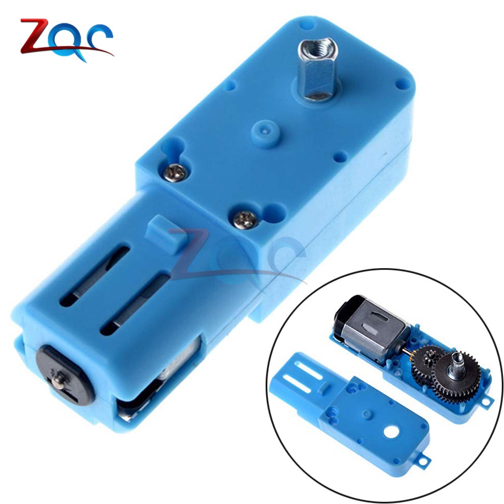 1:90 3V-6V Metal gear robot intelligent vehicle speed reducer TT motor ...