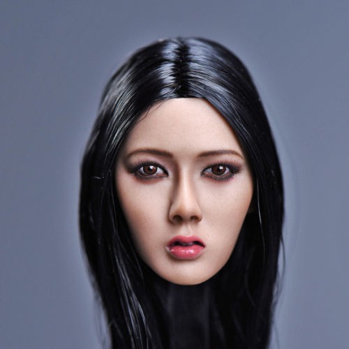 YMTOYS 1/6 Scale Asia Girl Head Sculpt Model F12'' Female Figure Body ...
