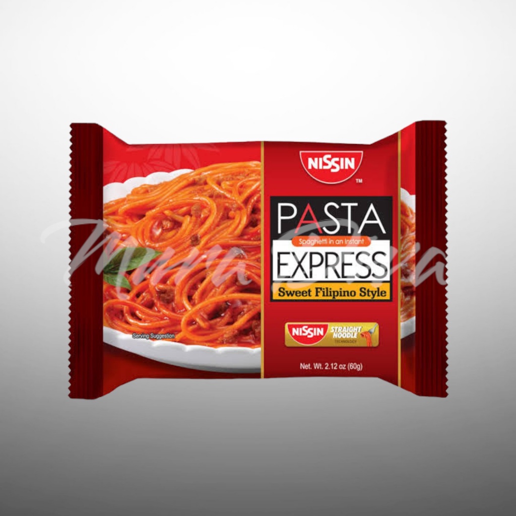 Nissin Pasta Express Spaghetti Filipino Style In Pack 60g Shopee