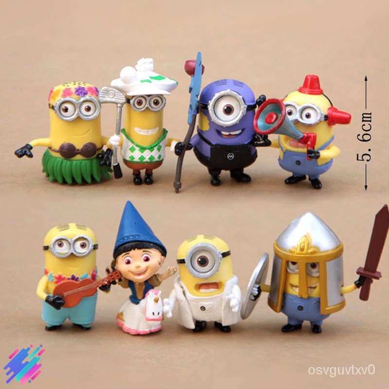 NEW Gold-Leaf Despicable Me 2 The Minions Role Figure Display Toy PVC ...