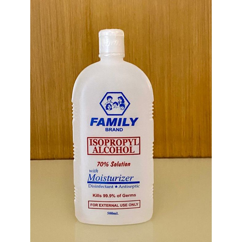 Family Brand Isopropyl Alcohol with Moisturizer 500ml | Shopee Philippines