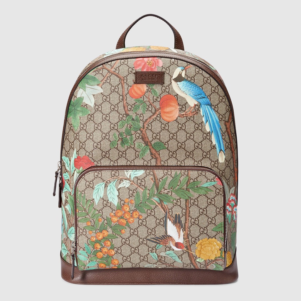 Tan gucci backpack hot sale