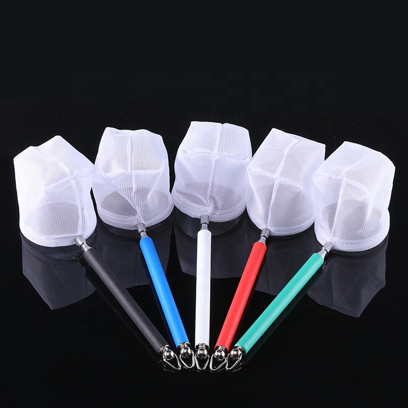 Aquarium Retractable Stainless Steel Round and Square Net Pocket ...