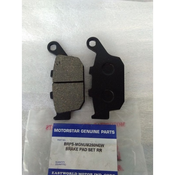 MAGNUM250NEW BRAKE PAD REAR (MOTORSTAR) Shopee Philippines