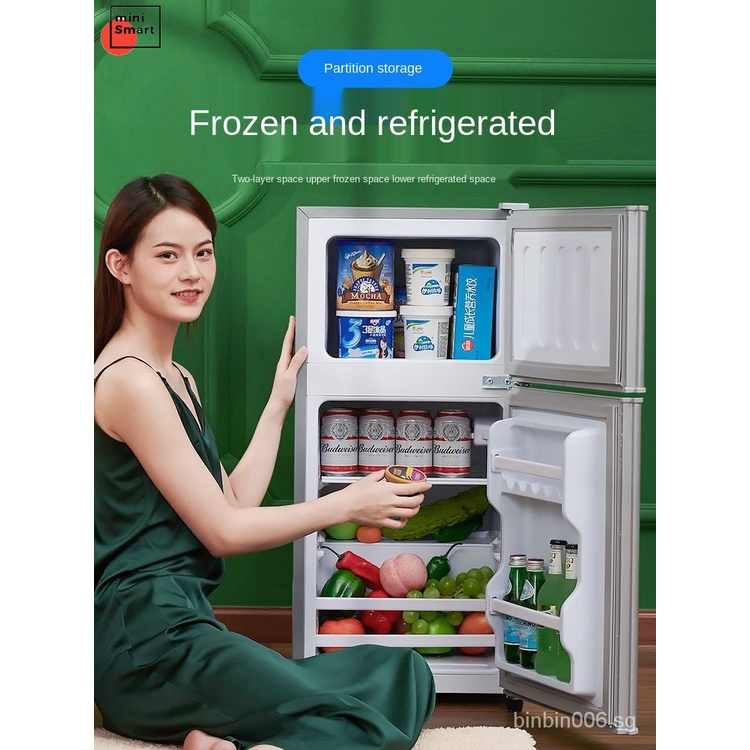 Hot Mini Fridge Low Noise Refrigerator Mute Small Fridge for Rental ...