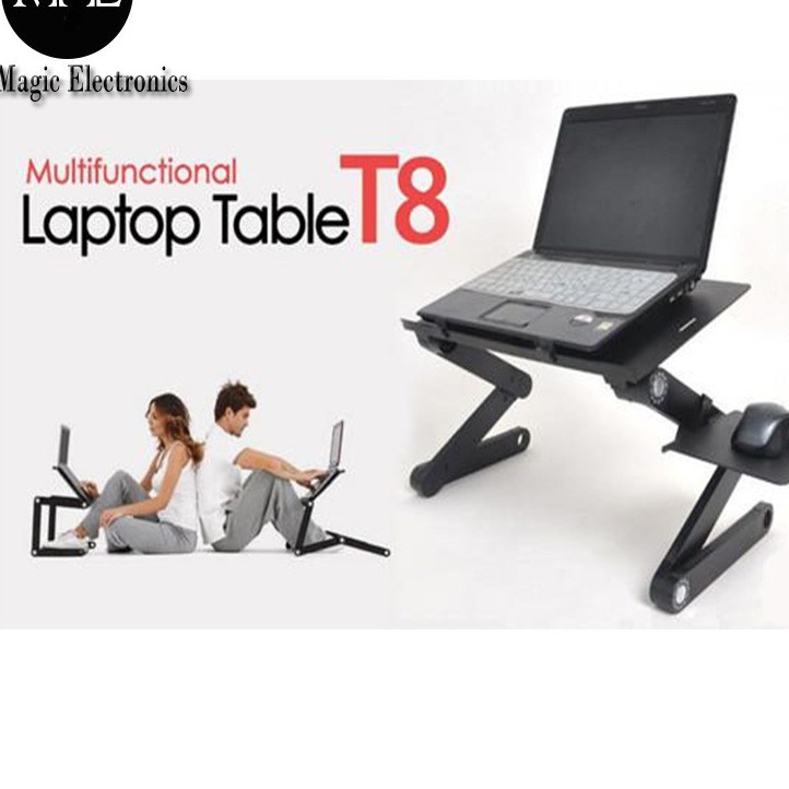 T8 multifunctional and foldable laptop table (black) Shopee Philippines