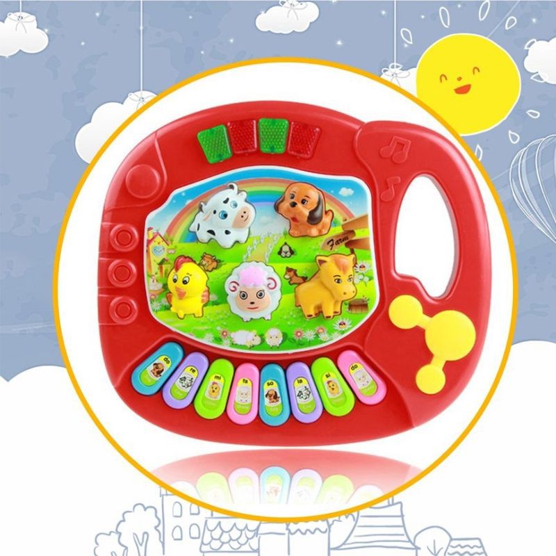 Musical Instrument Toy Baby Kids Animal Farm Piano Developmental Music ...