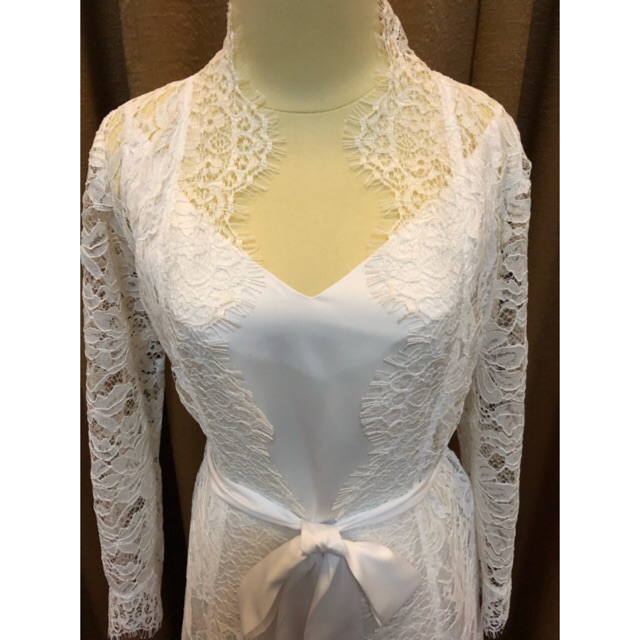 Bella robe full lace | Shopee Philippines